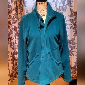 T by Talbot's Fleece Jacket Sz L Women's